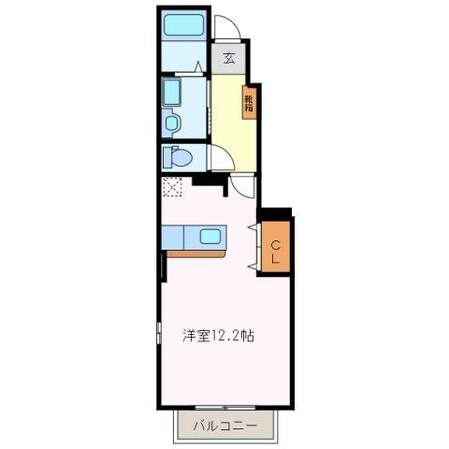 松阪駅 徒歩13分 1階の物件間取画像